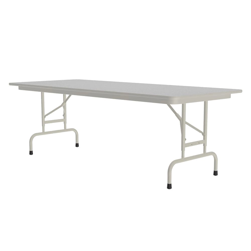 Correll 96" Rectangular Folding Table w/ Gray Granite Melamine Top, 32"H (CFA3096M-15)