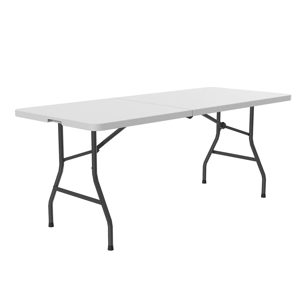 Correll 72" Rectangular Folding Table w/ Gray Granite Plastic Top, 29"H (CP3072FM-23)