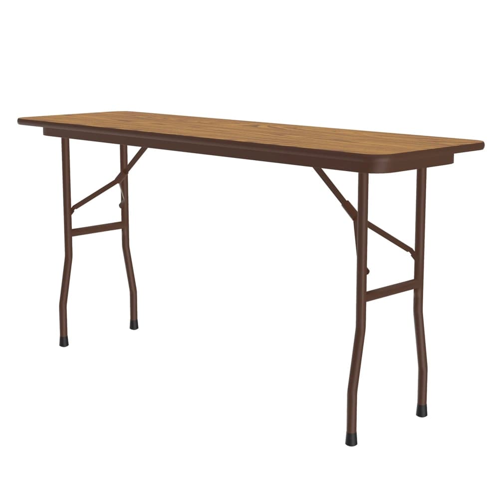 Correll 72" Rectangular Folding Table w/ Medium Oak Plywood Top, 29"H (PC1872P-06)