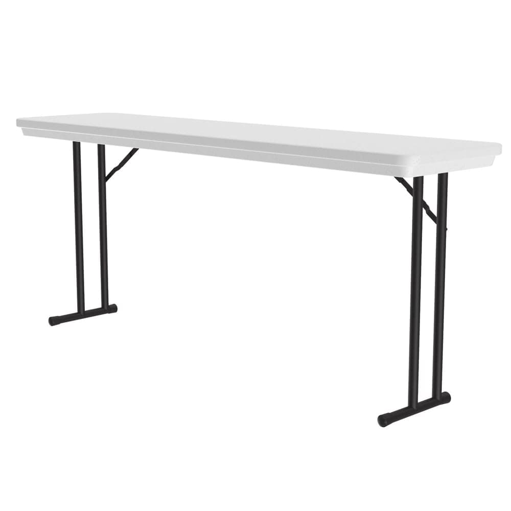 Correll 72" Rectangular Folding Seminar Table w/ Gray Granite Top, 29"H (R1872-23)