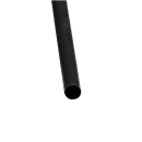 Tablecraft 100105 5 3/4" Unwrapped Cocktail Straws - PLA, Black thumbnail 3