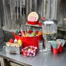 Tablecraft 100113 7 3/4" Wrapped Straws - Paper, Black Striped thumbnail 2