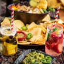 Tablecraft 100125 7 3/4" Wrapped Straws - Paper, Red Striped thumbnail 5