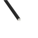 Tablecraft 100133 7 3/4" Wrapped Straws - Paper, Black thumbnail 3