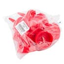 Tablecraft 100TK Squeeze Bottle Top, Cone Shaped, Red thumbnail 4