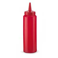 Tablecraft 100TK Squeeze Bottle Top, Cone Shaped, Red thumbnail 6