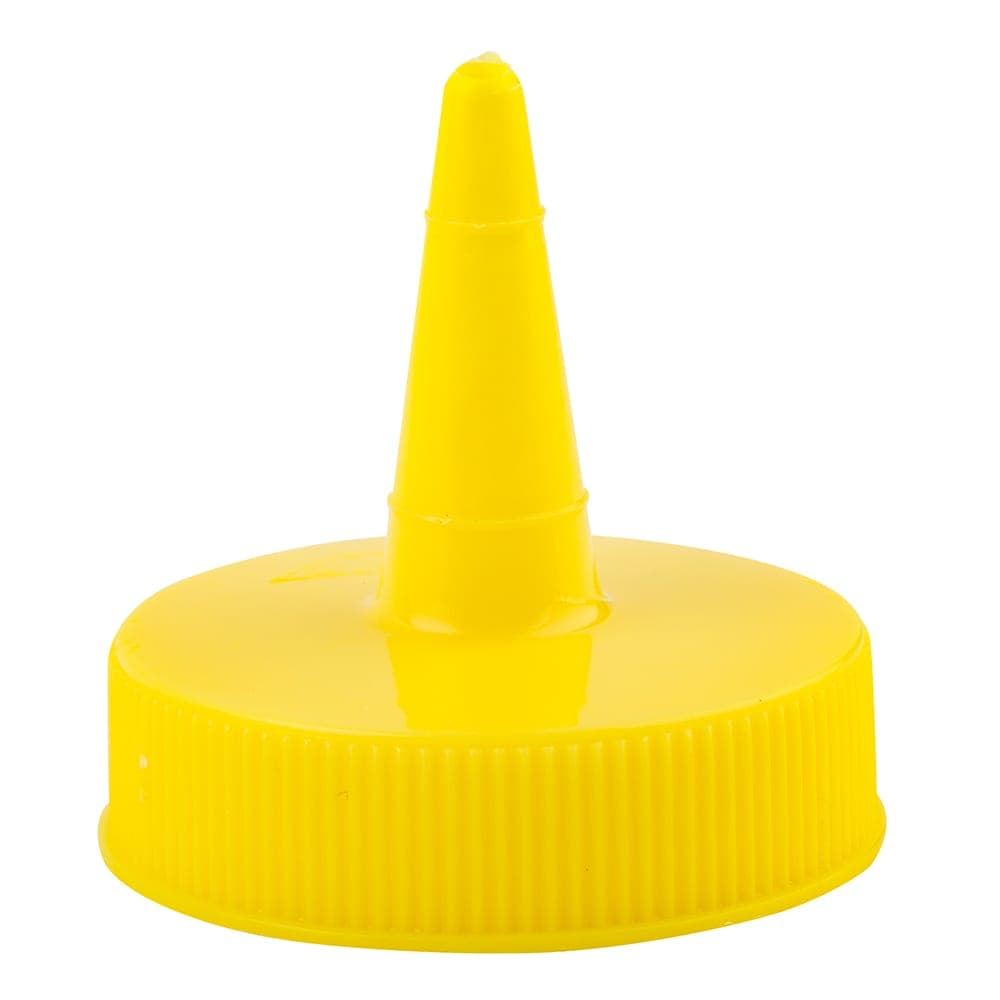 Tablecraft 100TM Squeeze Bottle Top, Cone Shape, Yellow