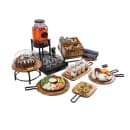 Tablecraft 10262 8 1/2" Square Base for Beverage Dispenser - Metal, Black thumbnail 4