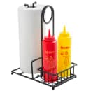 Tablecraft 10263 2 Compartment Rectangular Condiment Caddy - Steel, Black thumbnail 12