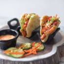 Tablecraft 10278BK Taco Holder - Holds 2 to 3 Tacos, Melamine, Black thumbnail 6