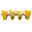 Tablecraft 10279BK Taco Holder - Holds 3 to 4 Tacos, Melamine, Black thumbnail 5
