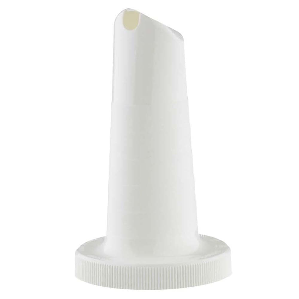 Tablecraft 10286W Pourmaster® Neck Spout - One Piece, White