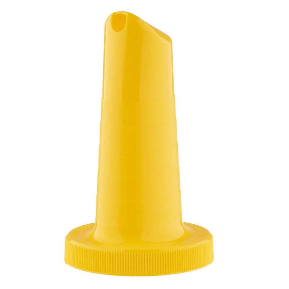 Tablecraft 10286Y Pourmaster® Neck Spout - One Piece, Yellow