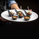 Tablecraft 10317BK 3 3/4" Melamine Mini Spoon, Black thumbnail 6