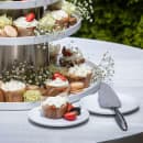 Tablecraft 10515 6" Round Melamine Side Plate - Pulito Collection™, White thumbnail 5