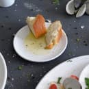 Tablecraft 10515 6" Round Melamine Side Plate - Pulito Collection™, White thumbnail 7