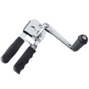 Tablecraft 10518BK Manual Crank Style Can Opener - Chrome Plated, Black thumbnail 4