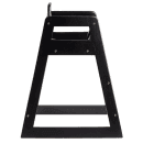 Tablecraft 10624 29 1/2" Stackable Wood High Chair w/ Waist Strap, Black thumbnail 3