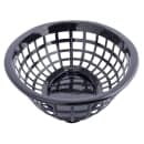 Tablecraft 1071BK Oval Side Order Basket - 8" x 5 1/4" x 2", Polyethylene, Black thumbnail 3