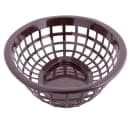 Tablecraft 1071BR Oval Side Order Basket - 8" x 5 1/4" x 2", Polyethylene, Brown thumbnail 3