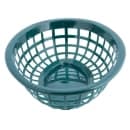 Tablecraft 1071FG Oval Side Order Basket - 8" x 5 1/4" x 2", Polyethylene, Forest Green thumbnail 3