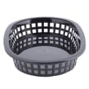 Tablecraft 1073BK Platter Basket - 9 1/4" x 6 " x 1 1/2", Polypropylene, Oval, Black thumbnail 3