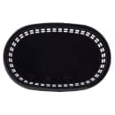 Tablecraft 1073BK Platter Basket - 9 1/4" x 6 " x 1 1/2", Polypropylene, Oval, Black thumbnail 4