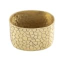 Tablecraft 10742 Oval Sugar Caddy - Aluminum, Gold thumbnail 2