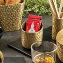 Tablecraft 10742 Oval Sugar Caddy - Aluminum, Gold thumbnail 5