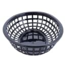 Tablecraft 1074BK Classic Basket - 9 1/4" x 6 " x 1 3/4", Polyethylene, Oval, Black thumbnail 3