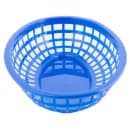 Tablecraft 1074BL Classic Oval Basket - 9 1/4" x 6 " x 1 3/4", Polyethylene, Royal Blue thumbnail 3