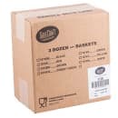 Tablecraft 1074BL Classic Oval Basket - 9 1/4" x 6 " x 1 3/4", Polyethylene, Royal Blue thumbnail 5