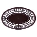 Tablecraft 1074BR Classic Basket - 9 1/4" x 6 " x 1 3/4", Polyethylene, Brown thumbnail 4