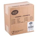 Tablecraft 1074FG Classic Basket - 9 1/4" x 6 " x 1 3/4", Polyethylene, Oval, Forest Green thumbnail 5