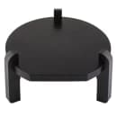 Tablecraft 10756 10" Round Stand for Beverage Dispenser - 5 3/4"H, Pinewood, Black thumbnail 2