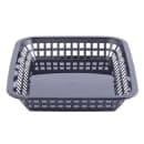 Tablecraft 1077BK Grande Platter Basket - 10 3/4 x 7 3/4 x 1 1/2", Polypropylene, Rectangular, Black thumbnail 3
