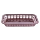 Tablecraft 1077BR Platter Basket - 10 3/4 x 7 3/4 x 1 1/2", Polypropylene, Brown thumbnail 2