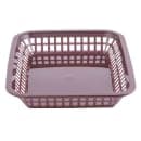 Tablecraft 1077BR Platter Basket - 10 3/4 x 7 3/4 x 1 1/2", Polypropylene, Brown thumbnail 3