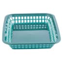 Tablecraft 1077FG Platter Basket - 10 3/4 x 7 3/4 x 1 1/2", Polypropylene, Green thumbnail 3