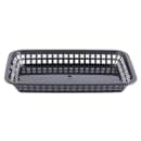Tablecraft 1079BK Platter Basket - 11 3/4 x 8 1/2 x 1 1/2", Polypropylene, Rectangular, Black thumbnail 2