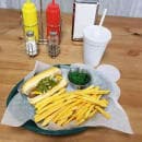 Tablecraft 1086FG Texas Platter Basket - 12 3/4 x 9 1/2 x 1 1/2",Polypropylene, Oval, Forest Green thumbnail 6