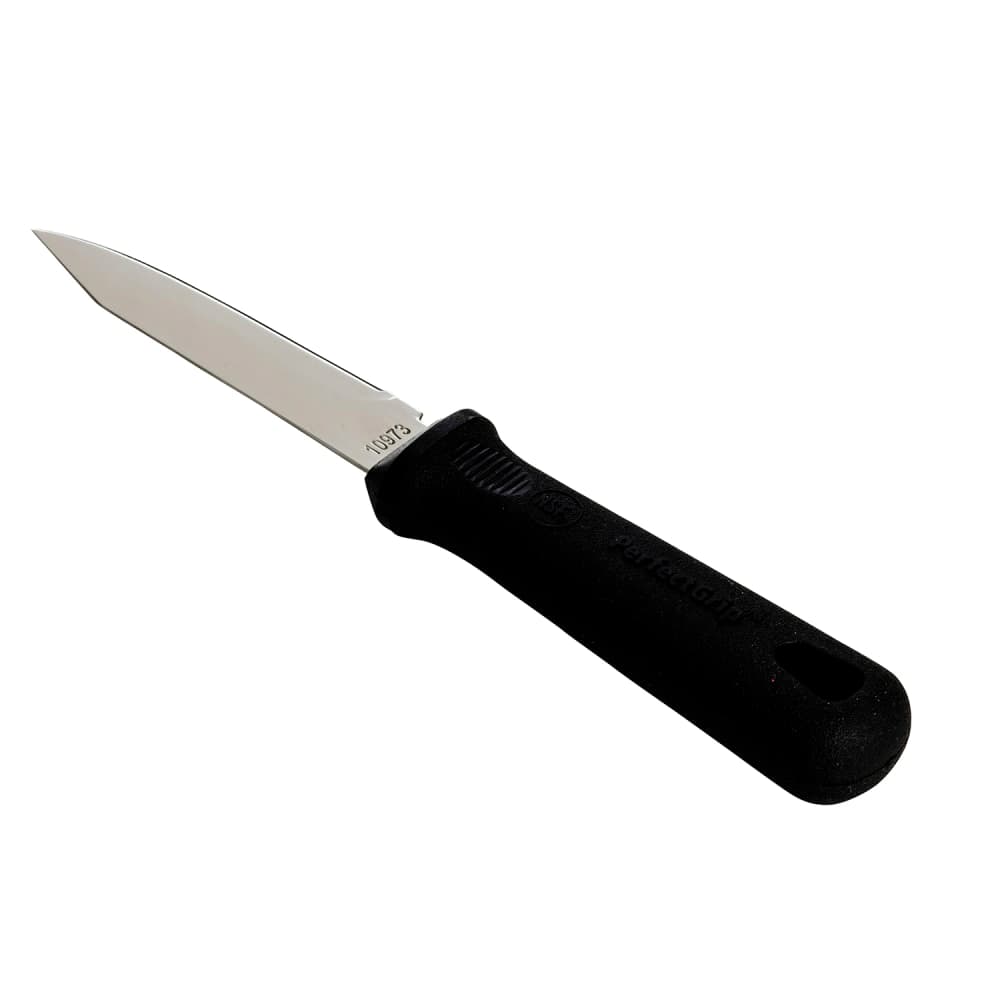 Tablecraft 10973 3 1/2" Paring Knife w/ Ergonomic Soft Grip Handle