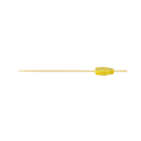 Tablecraft 11201 4 1/2" Bamboo Pineapple Pick, Yellow thumbnail 2