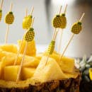 Tablecraft 11201 4 1/2" Bamboo Pineapple Pick, Yellow thumbnail 5