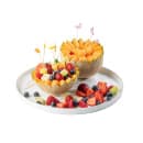 Tablecraft 11202 4 1/2" Bamboo Flamingo Pick, Pink thumbnail 4