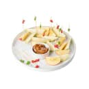 Tablecraft 11204 4 1/2" Bamboo Fruit Pick, Assorted Colors thumbnail 4