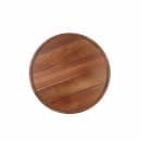 Tablecraft 11440 12 1/2" Round Cake Plate - Acacia Wood thumbnail 3