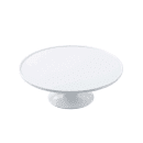Tablecraft 11489 11 1/2" Round Cake Stand - 4"H, Melamine, White thumbnail 3