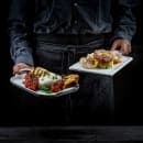 Tablecraft 11493 Rectangular Serving Tray - 14" x 10", Melamine, White thumbnail 9