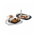 Tablecraft 11494 Rectangular Serving Tray - 12 1/4" x 8", Melamine, White thumbnail 6